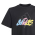 Camiseta adidas Gfx Illustrated Infantil Negro
