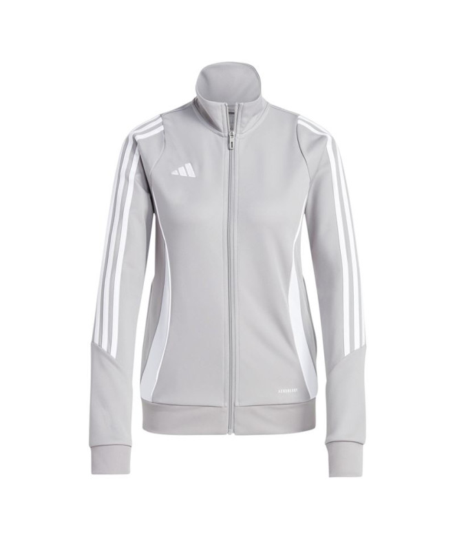 Chaqueta de Fútbol adidas Tiro24 Mujer Gris