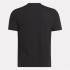 Camiseta Reebok Identity Big Stacked Logo Hombre Negro