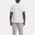 Camiseta Reebok Identity Big Stacked Logo Hombre Blanco