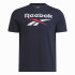 Sudadera Reebok Identity Big Stacked Logo Hombre Marino