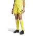 Pantalón de Fútbol adidas Tiro24 Short Mujer Amarillo