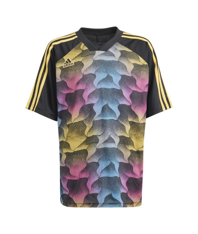 Camiseta adidas Tiro Summer Infantil Negro