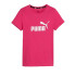 Camiseta Puma Essentials Infantil Fucsia