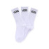Calcetines Vans Crew Infantil Blanco