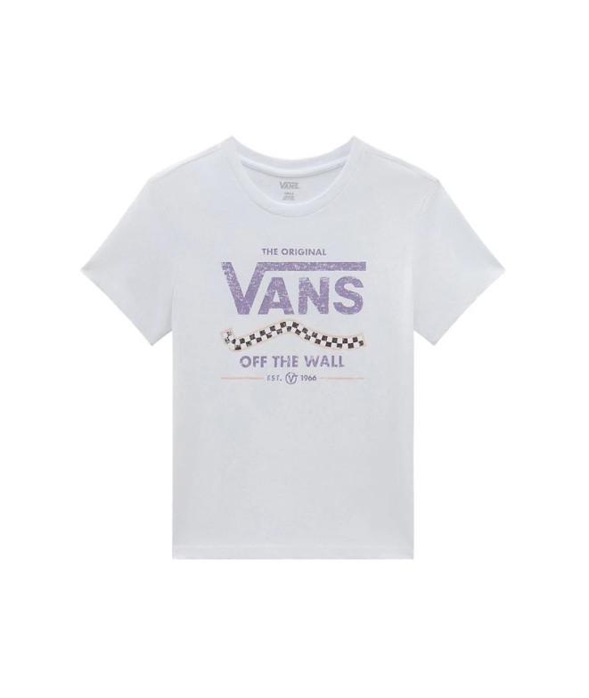 Camiseta Vans Lokkit Blanco Mujer