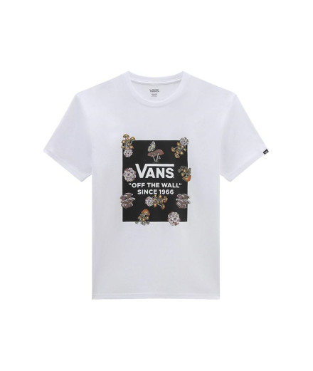 Camiseta Vans Fungi Box Fill Blanco Hombre