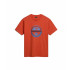 Camiseta Napapijri S-Bollo Ss 1 Naranja Hombre