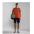 Camiseta Napapijri S-Bollo Ss 1 Naranja Hombre