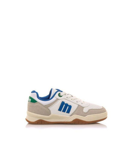 Zapatillas Mustang Pope Split Off White Action Pu Blanco...