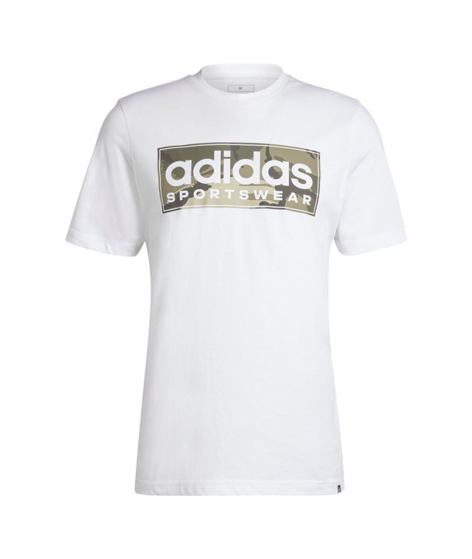 Camiseta adidas Camo G 2 Hombre Blanco
