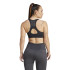 Sujetador Deportivo de Fitness adidas Essentials Aeroknit Light Support Mujer Negro
