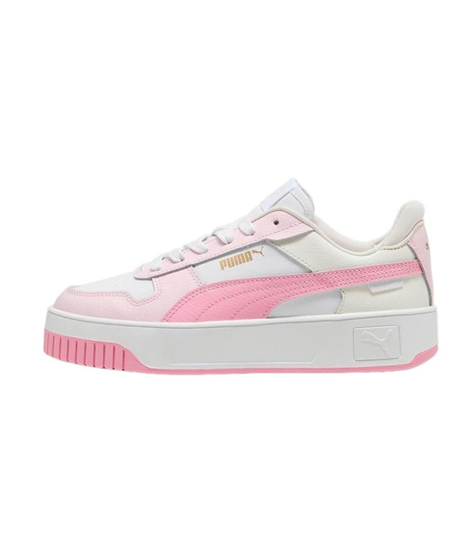 Zapatillas Puma Carina Street Mujer Blanco Rosa