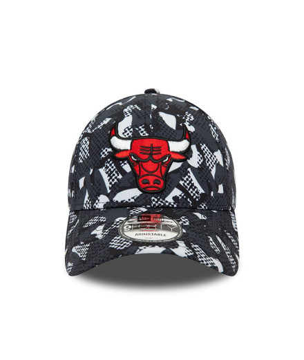 Gorra New Era Seasonal Print 9FORTY Chicago Bulls NBA Mujer