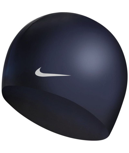 Gorro de Natación Nike Solid Silicone Azul Marino