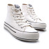 Zapatillas Mustang Bigger-X Canvas Blanco Mujer