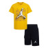 Conjunto Jordan Air 2 3D Ft Short Set Niño Negro