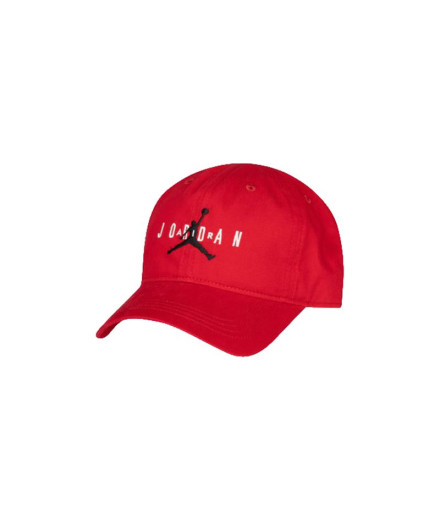 Gorra Jordan Curve Brim Adjustable Niño Rojo