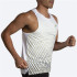 Camiseta de Running Brooks Atmosphere Singlet 2.0 Hombre Blanco