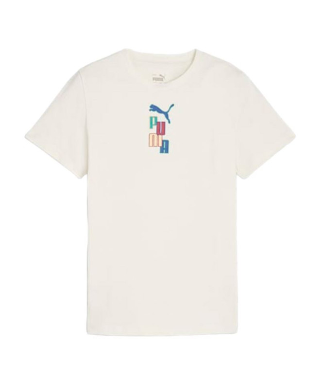 Camiseta Puma Ready Set Better Infantil Blanco