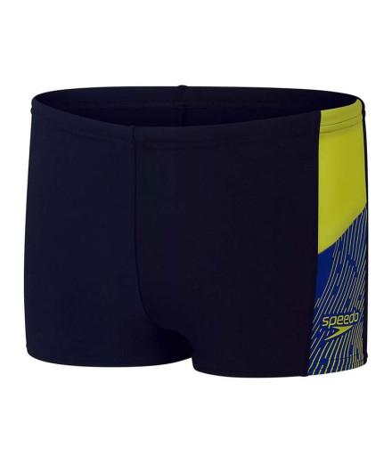Bañador de Natación Speedo Dive Aquashort Niño Navy/Limón