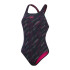 Bañador de natación Hyperboom Allover Medalist Mujer Rosa