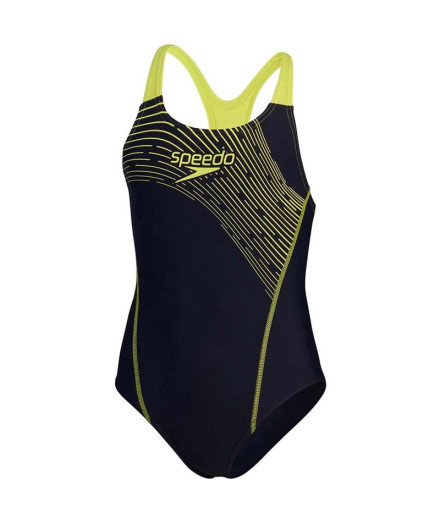 Bañador de Natación Speedo Medley Logo Medalist Niña...