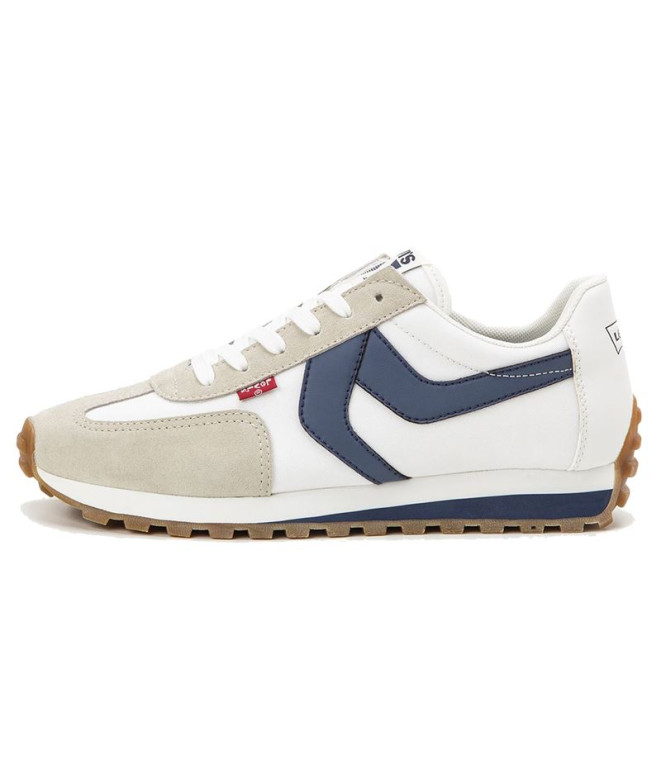 Zapatillas Levis Stryder Red Tab Hombre Blanco