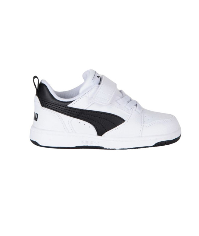Zapatillas Puma Rebound V6 Infantil Blanco