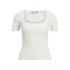 Camiseta Jack & Jones Jxsky Ss Knit Cloud Dancer