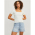 Camiseta Jack & Jones Jxsky Ss Knit Cloud Dancer