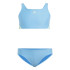 Bikini de Natación adidas 3 Bandas Niña Azul