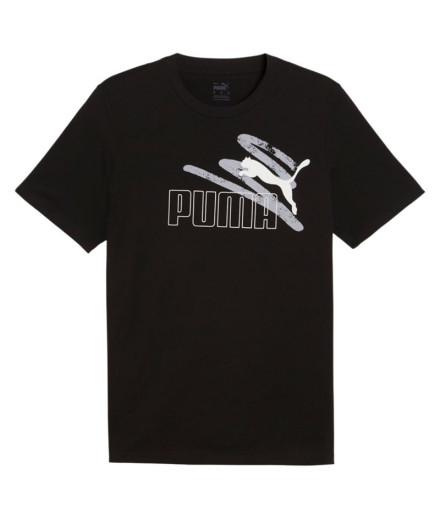 Camiseta Puma Essentials + AB Summer Negro Hombre
