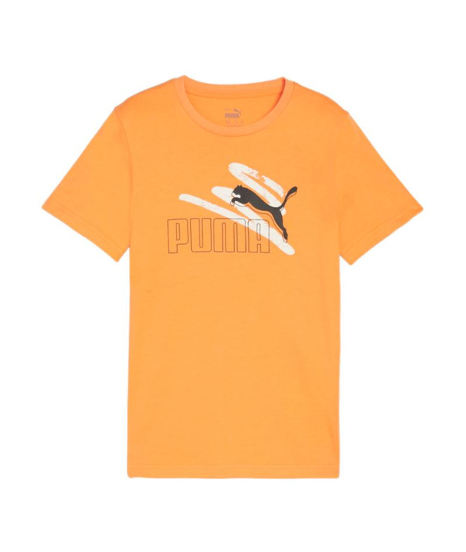 Camiseta Puma Essentials+ AB Summer Clementine...