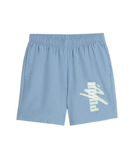 Pantalón Puma Essentials+ AB Woven Azul Infantil