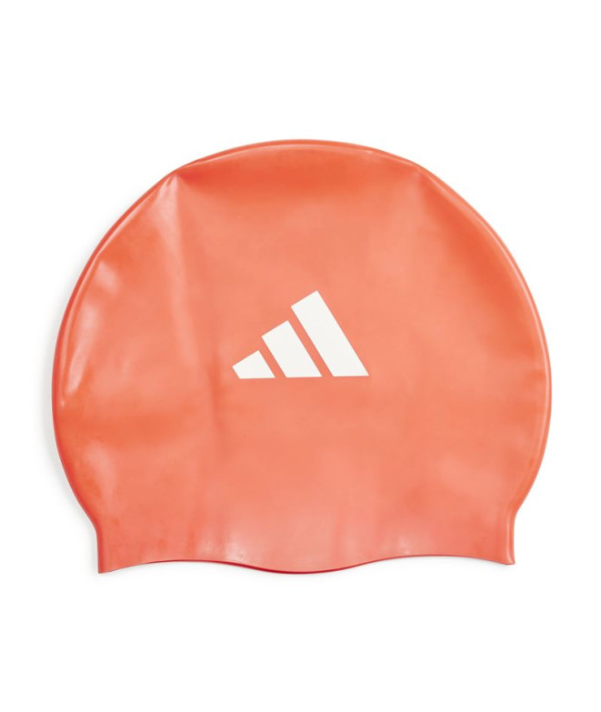 Gorro de Natación adidas 3 Bandas Infantil Rojo