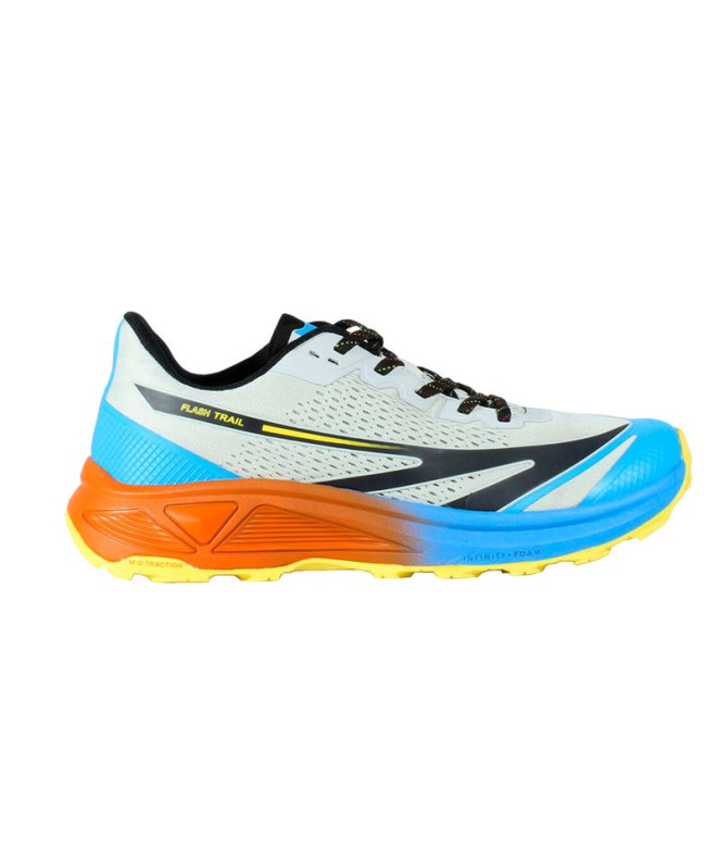 Zapatillas de Trail Hi-Tec Flash Hombre Gris