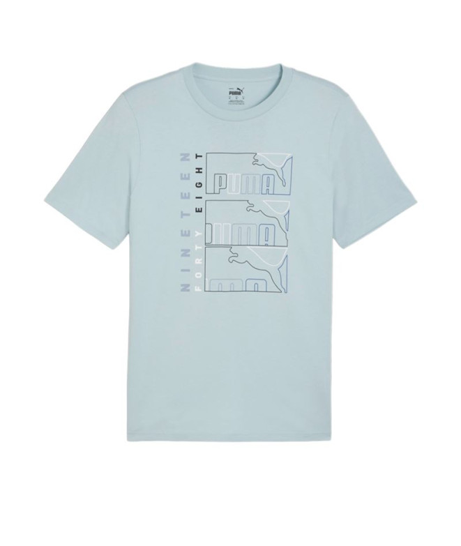 Camiseta Puma Graphics Hombre Turquesa