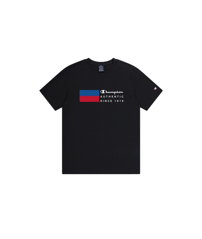 Camiseta Champion Crewneck Hombre Negro
