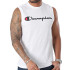 Camiseta Champion Sleeveless Crewneck Hombre Blanco