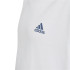 Camiseta adidas Essentials 3 Bandas Niña Blanco