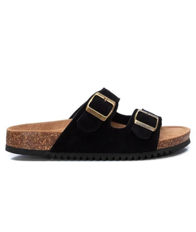 Chanclas XTI Serraje Mujer Negro