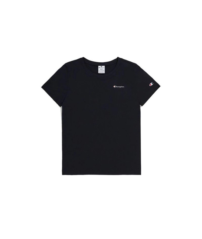 Camiseta Champion Crewneck Mujer Negro