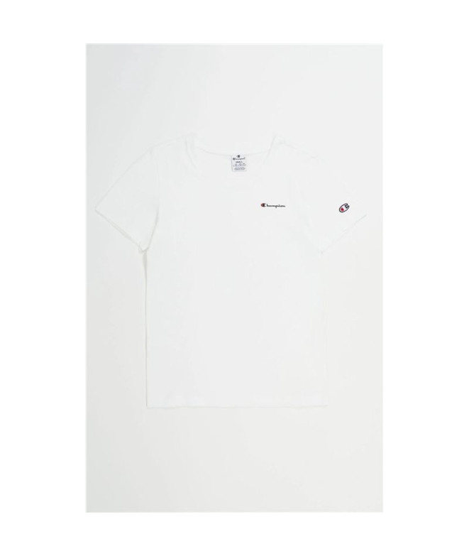 Camiseta Champion Crewneck Mujer Blanco