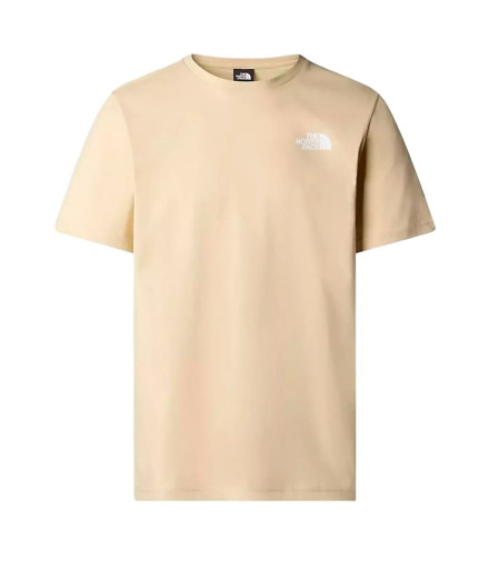 Camiseta de Montaña The North Face S/S Redbox Hombre Beige