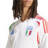 Camiseta de Fútbol adidas Segunda Equipación Italia 24 Hombre Blanco