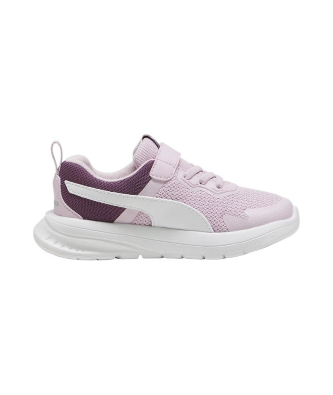 Zapatillas Puma Evolve Run Mesh Lila Infantil