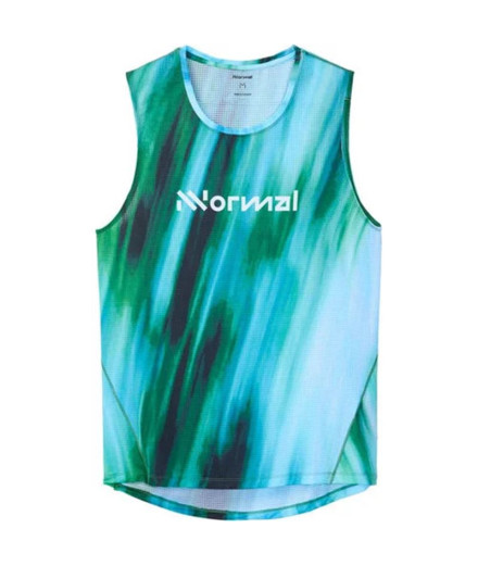 Camiseta Tirantes Nnormal Race Tank Hombre Print Azul