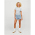 Pantalón Jack And Jones nany Mini Denim Mujer Light Blue Denim