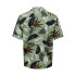 Camisa Only & Sons Corte Regular Cuello Cubano Verde Hombre